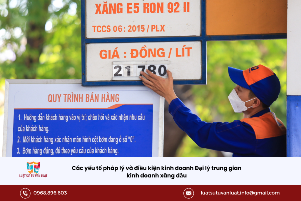 dai ly trung gian kinh doanh xang dau